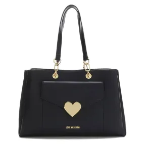 Shopping Bag Donna LOVE MOSCHINO linea Gracious Eco-Friendly Nera