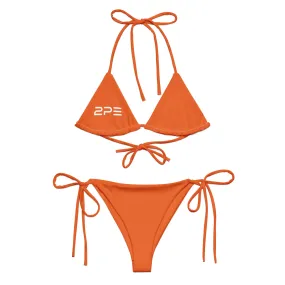 Sunset Orange String Bikini