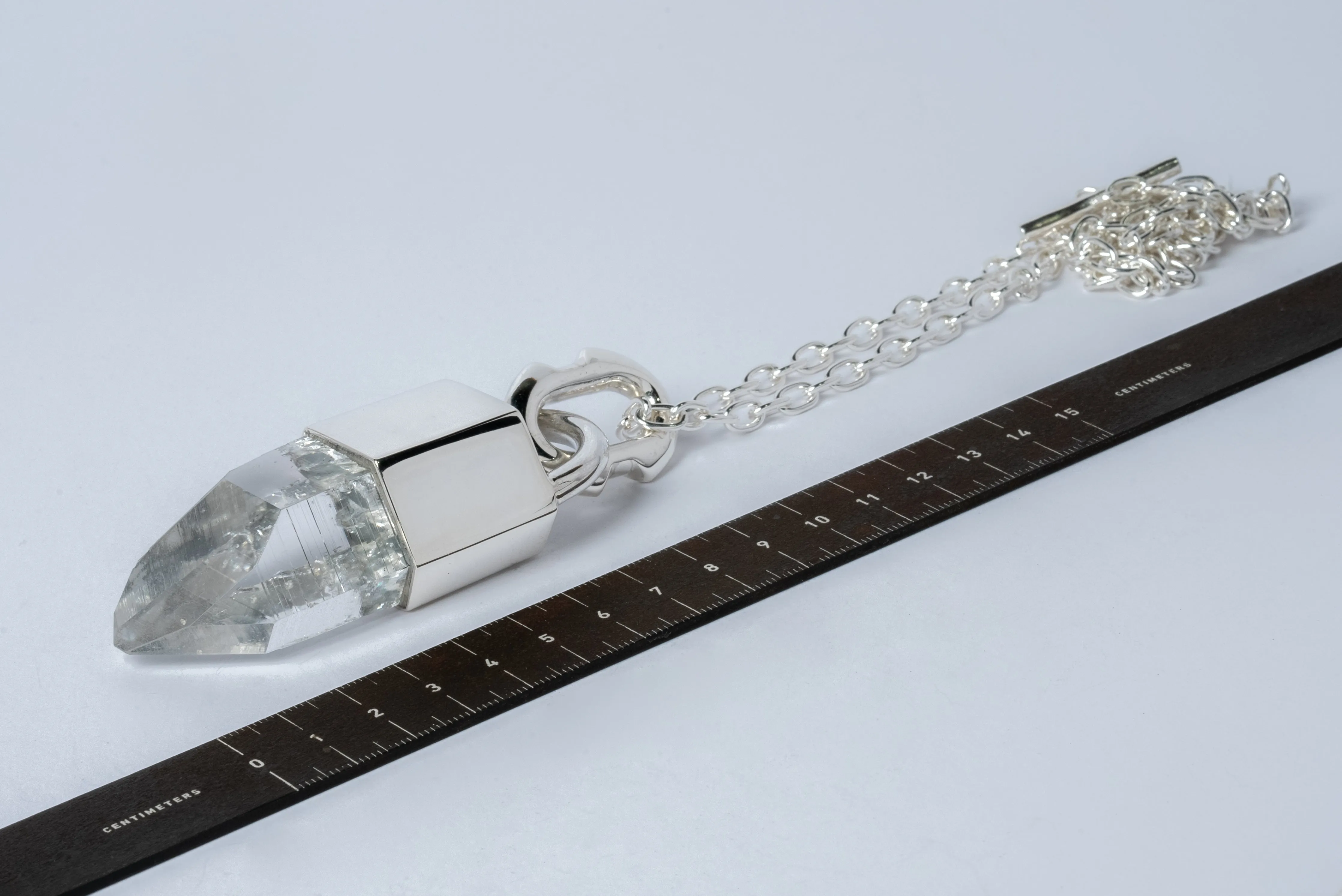 Talisman Necklace (Deco Linked, Lemurian Quartz, PA LEM)