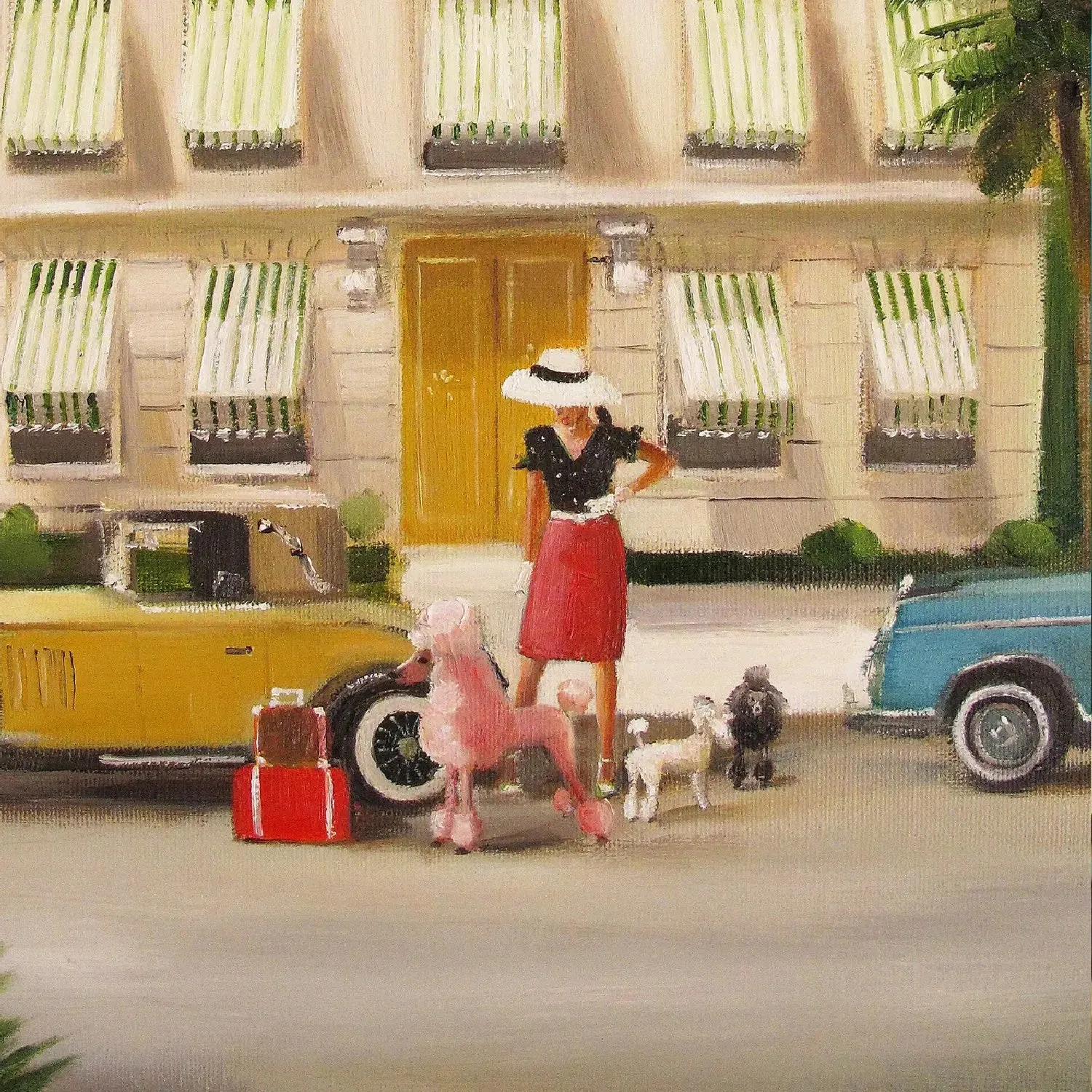 That Summer in Monte Carlo Art Print by Janet Hill