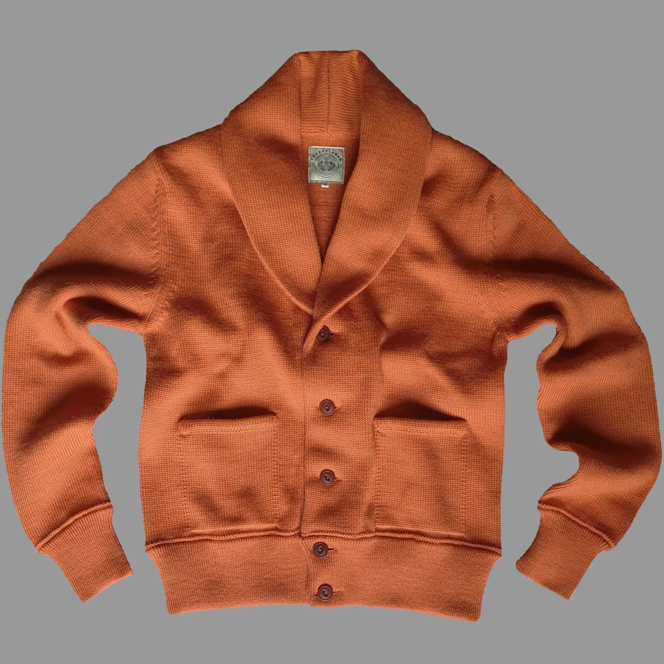 THE EXPLORER CARDIGAN - ORANGE