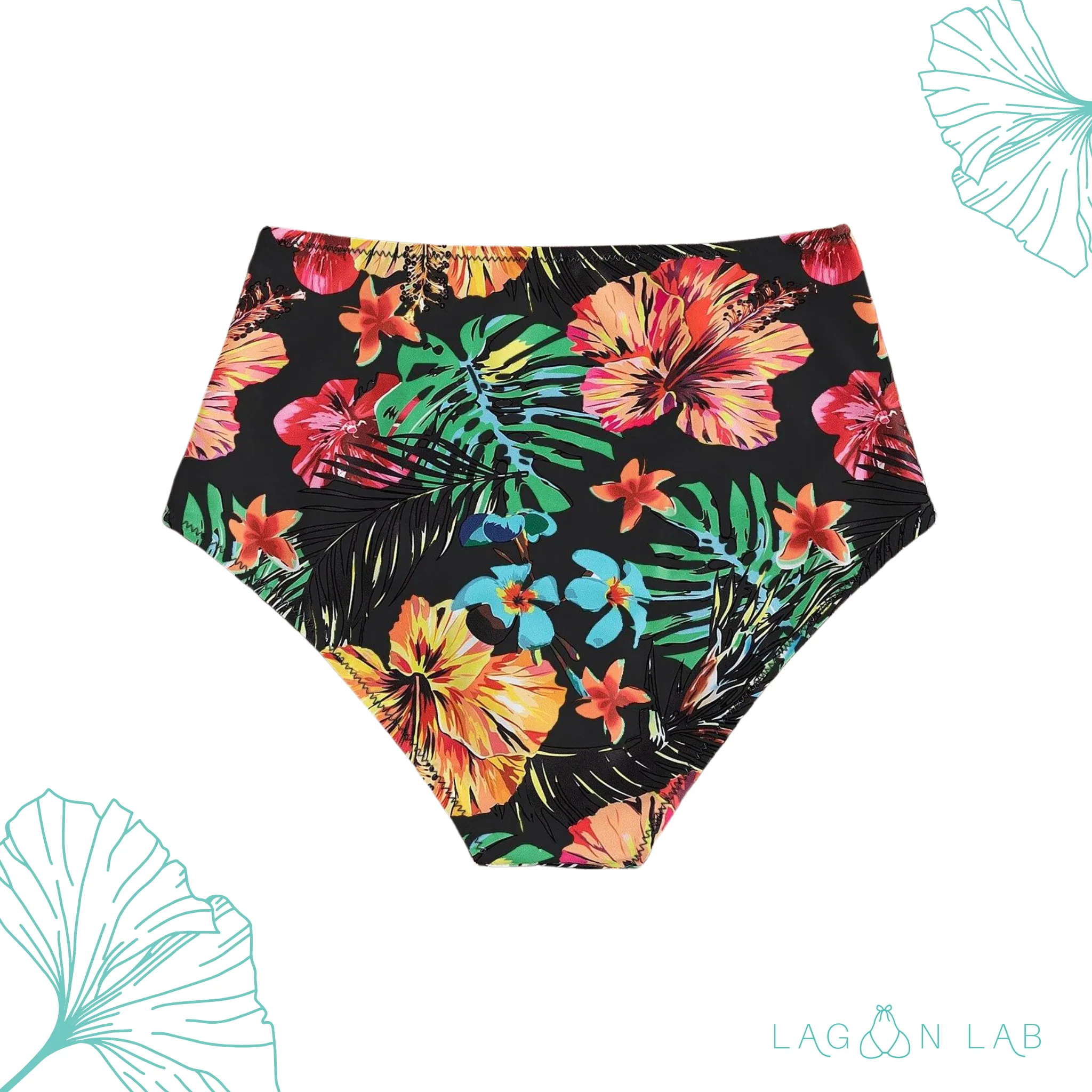 Tropical High Waist Bottom