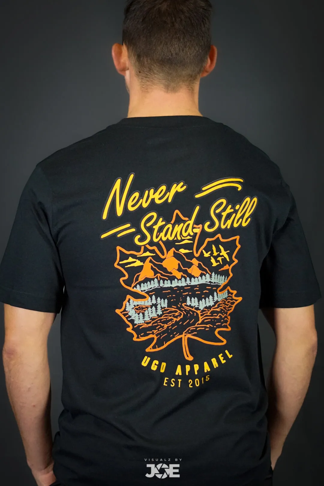 UGD Apparel 'NEVER STAND STILL' Men's Oversize Tee