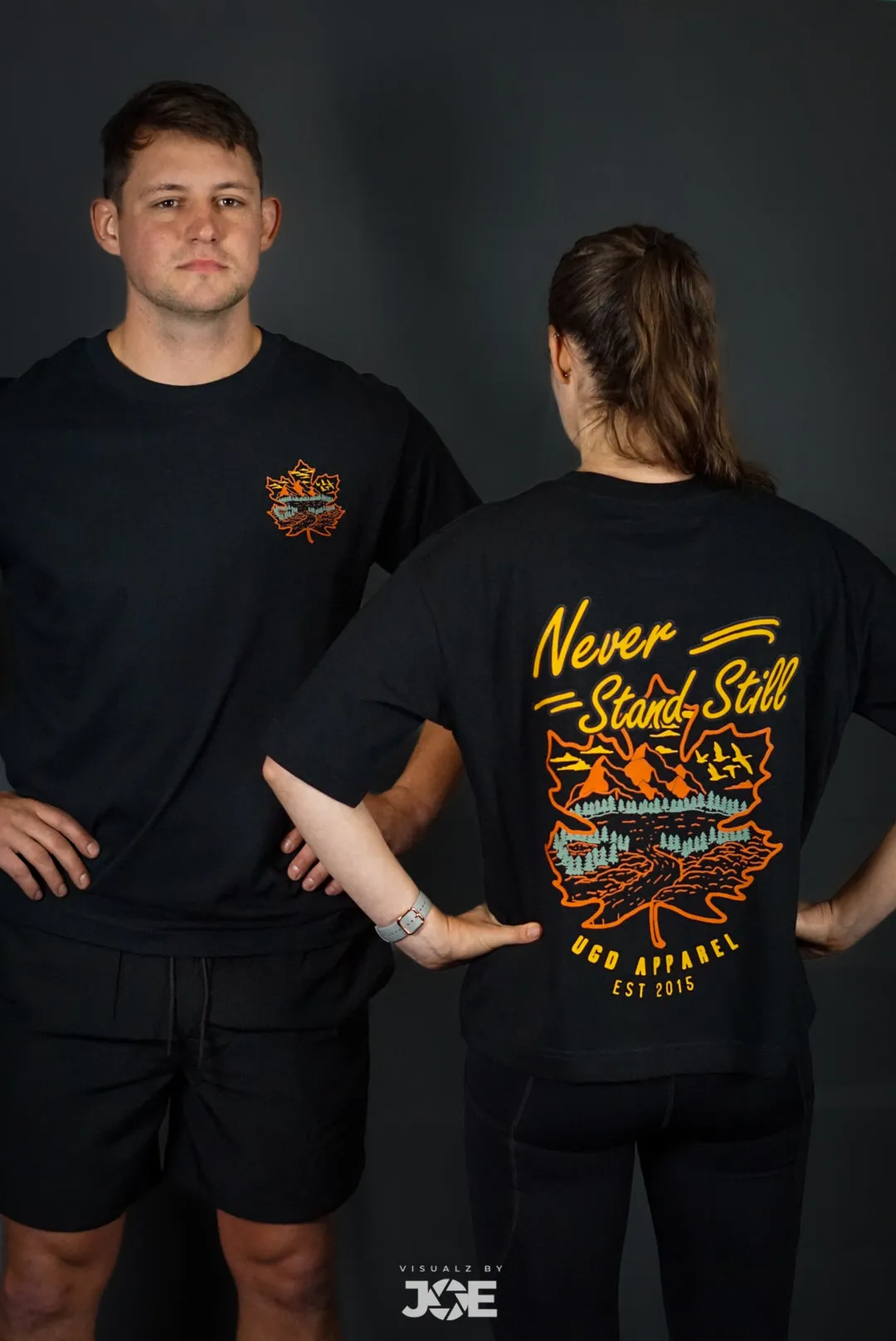 UGD Apparel 'NEVER STAND STILL' Men's Oversize Tee