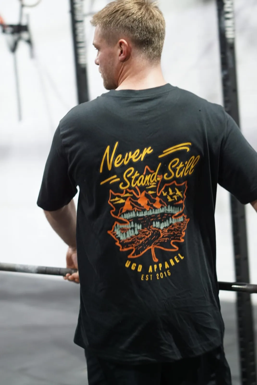 UGD Apparel 'NEVER STAND STILL' Men's Oversize Tee