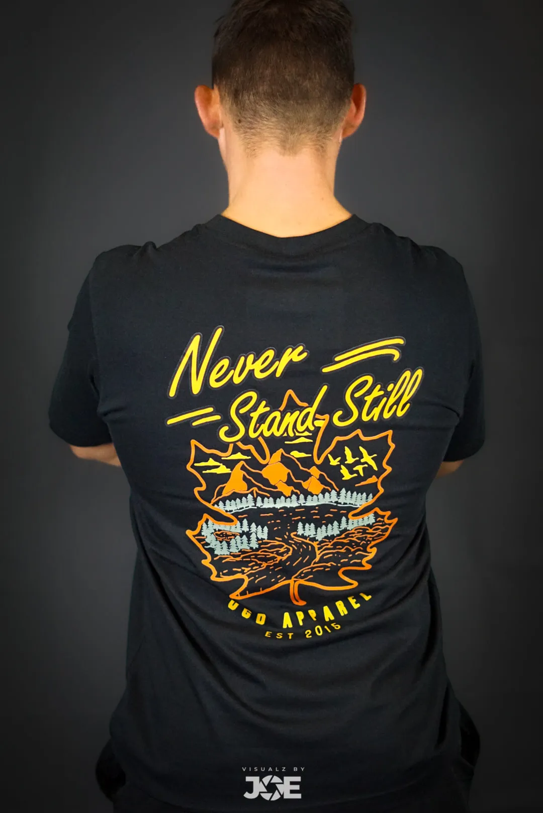 UGD Apparel 'NEVER STAND STILL' Men's Oversize Tee