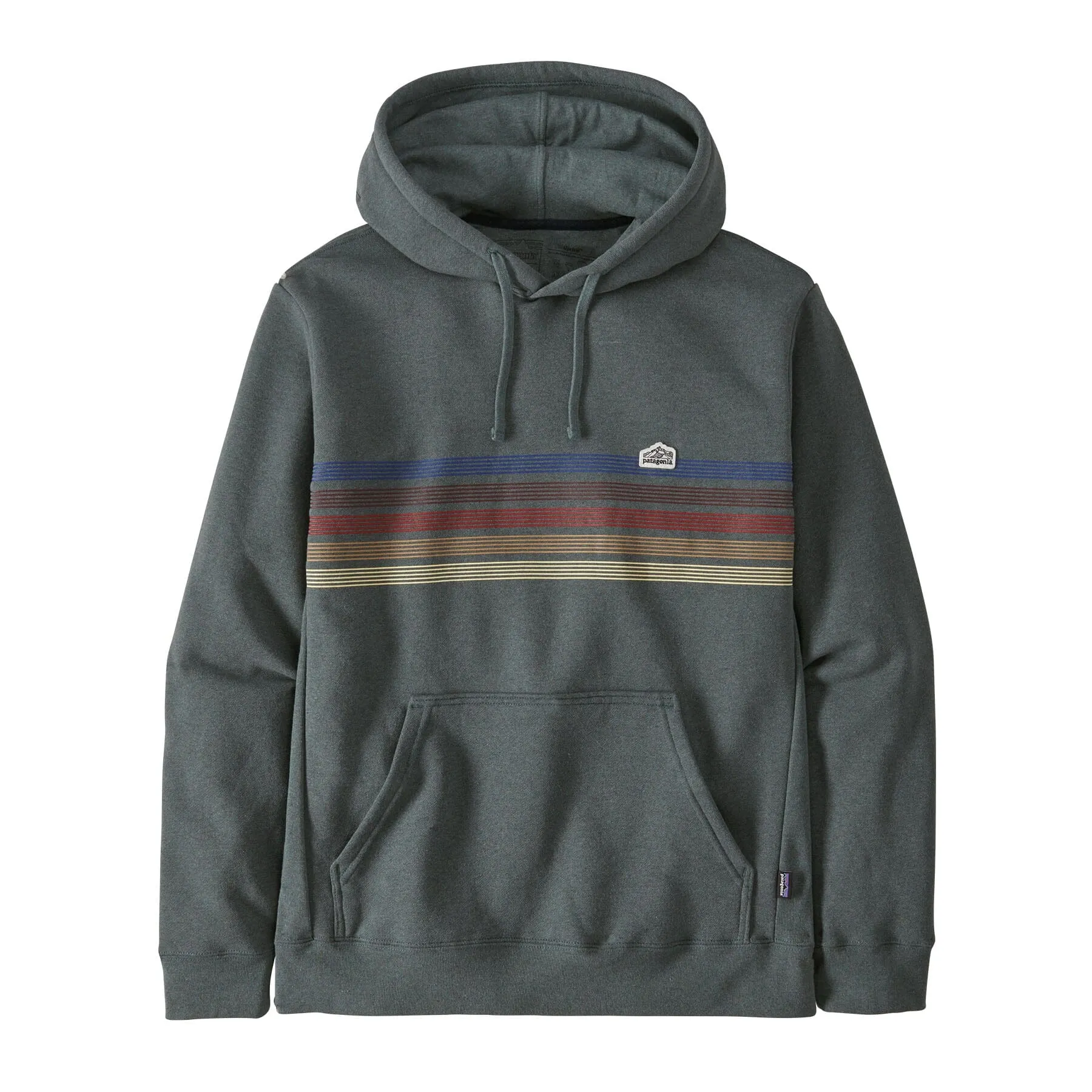 Unisex Line Logo Ridge Stripe Uprisal Hoody - Recycled Polyester & Recycled Cotton