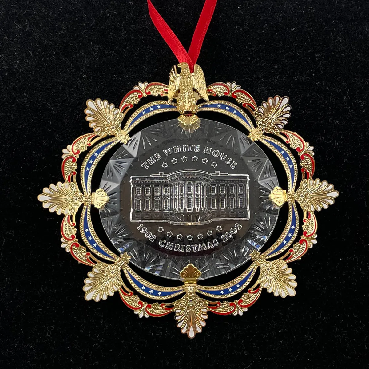 White House Christmas Ornament 2002