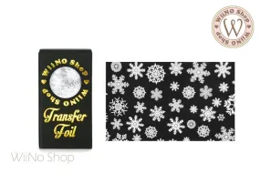 White Snowflake Nail Transfer Foil (SN-W-01)