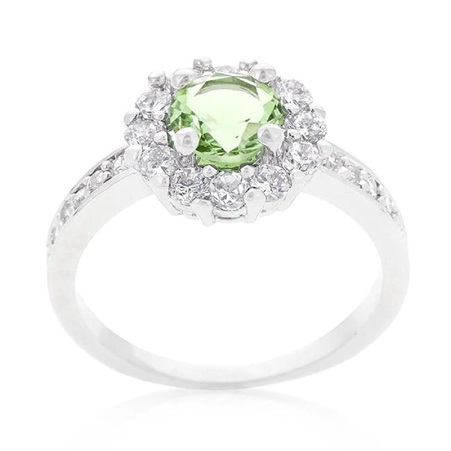 WildKlass Birthstone Engagement Ring in Green